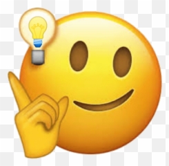Pin by Queenavlnsy on Stiker 2020 Emoji stickers - Light Bulb Face
