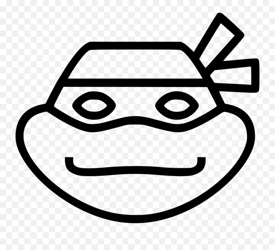146 Turtle Icon Images At Vectorified - Face Black And White Ninja Turtles Clipart Emoji,Ninja Turtles Emoji