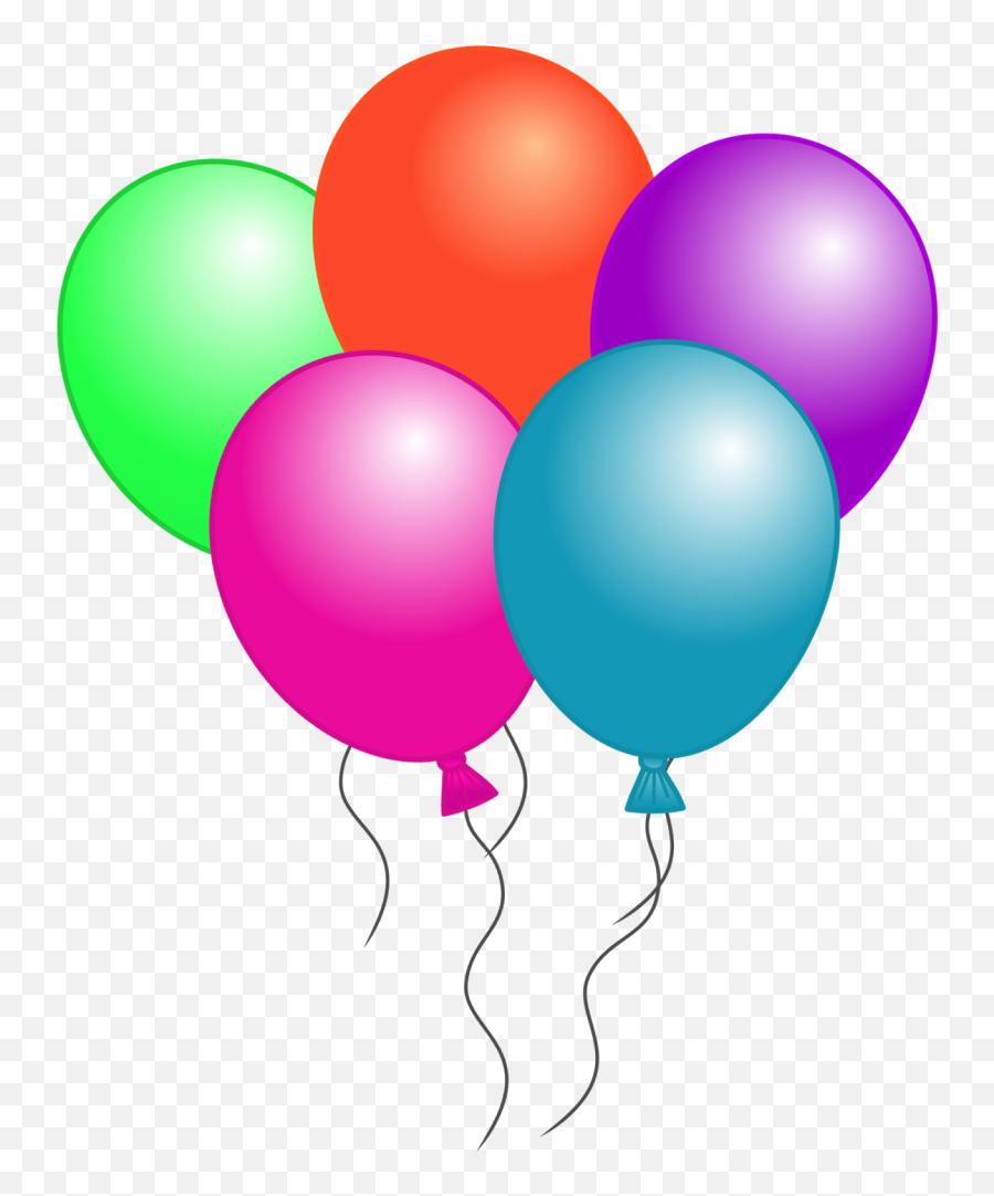 Birthday Balloon Vector Freeuse Library - Balloon Clipart Emoji,Free Birthday Emoji