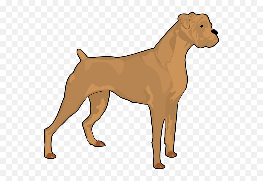 Boxer Dog Clipart - Boxer Dog Silhouette Free Emoji,Boxer Dog Emoji