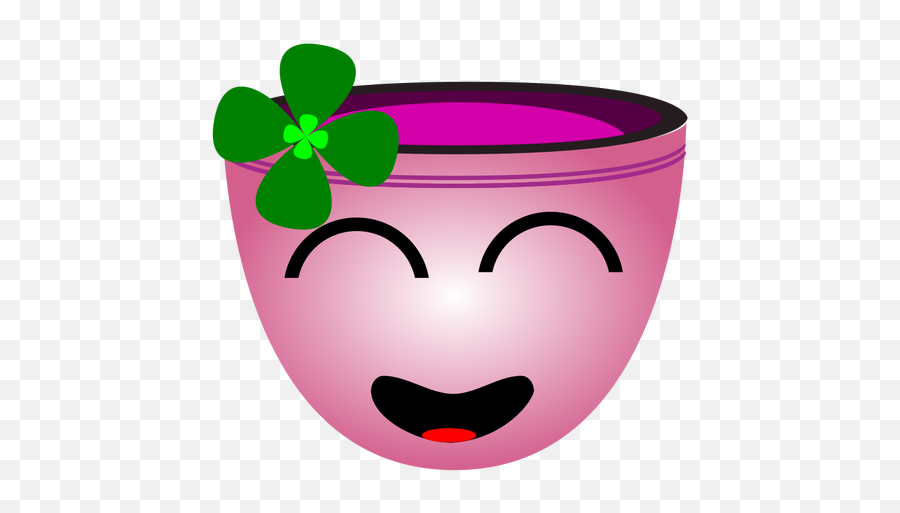 Vector Clip Art Of Laughing Face Pink - Clip Art Emoji,Eyebrow Raise Emoticon