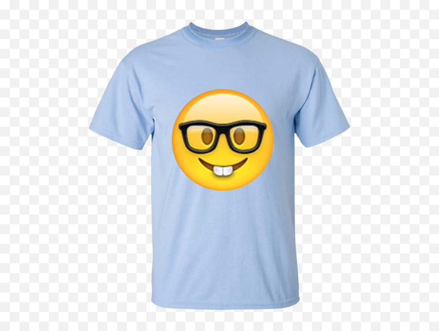 Nerd Emoji Glasses Teeth Emoticon Geek Smiley T - Space Force Shirt Joe Rogan,Nerd Emoji