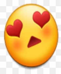 Hearteyes Sticker - Emoji Heart Eyes Triangle Mouth,Eyes Emoji