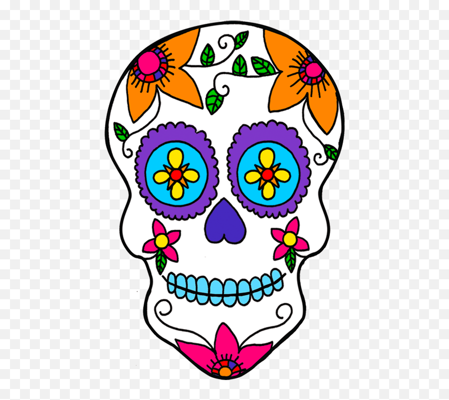 4274 Dead Free Clipart - Mexico Day Of The Dead Clipart Emoji,Sugar Skull Emoji