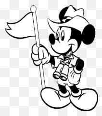 Birthday Mickey Mouse Coloring Pages - Pictures To Emoji