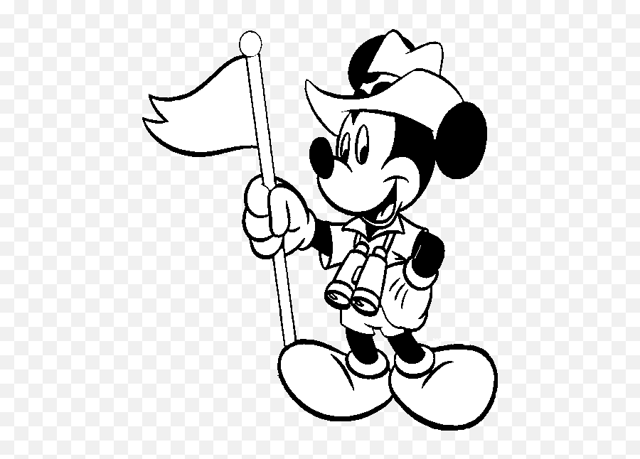 Birthday Mickey Mouse Coloring Pages - Mickey Mouse Pictures To Color Emoji,Emotions Color Pages