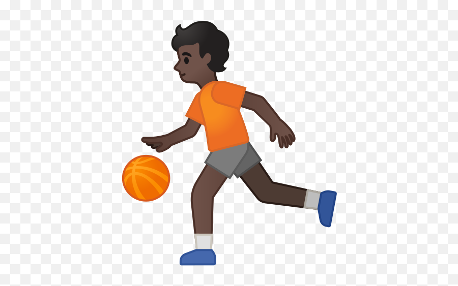 Dark Skin Tone Emoji - Emoji Basquete,Basket Ball Emoji