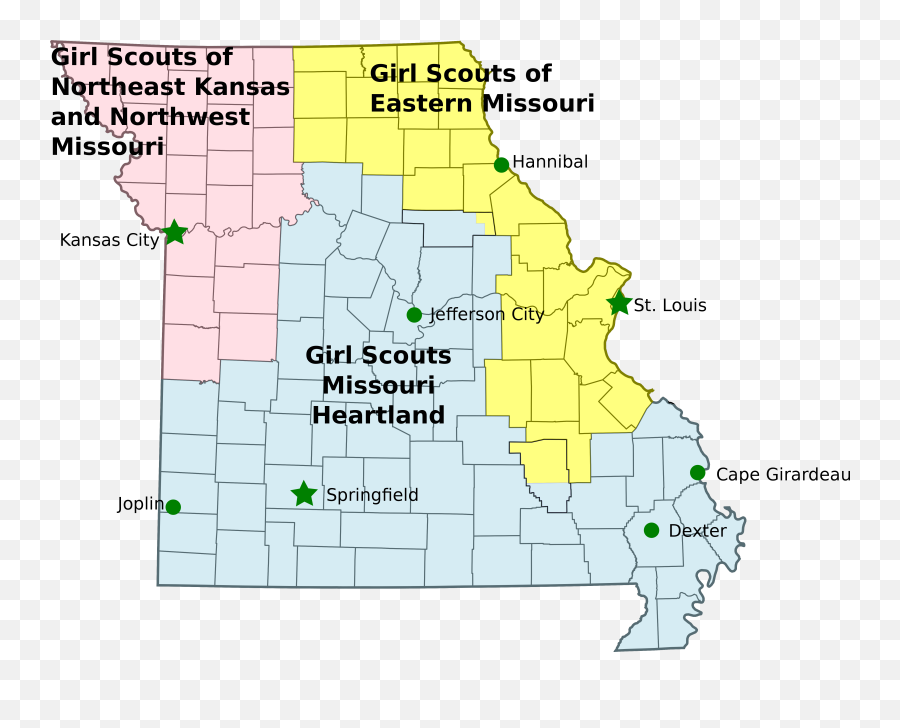Missouri - Girl Scouts Of Missouri Heartland Map Emoji,Girl Scout Emoji