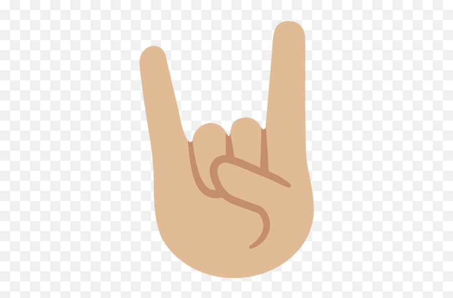 Medium - Emoji Mano Rock,Rock Hand Emoji