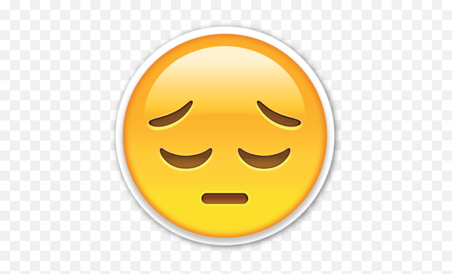 Sad Emoji Clipart - Disappointed Emoji,Sad Cowboy Emoji