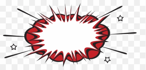 Download Hd Speech Balloon Comics Cloud - Explosion Bubble Png Emoji