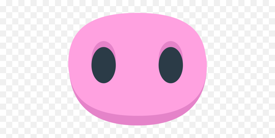 Pig Nose Emoji - Nariz De Chancho Png,Pig Emoji
