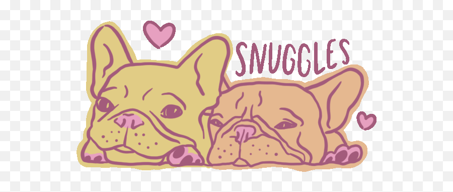 The Frenchie Sticker Pack - Animated French Bulldog Gifs Emoji,Bulldog Emoji