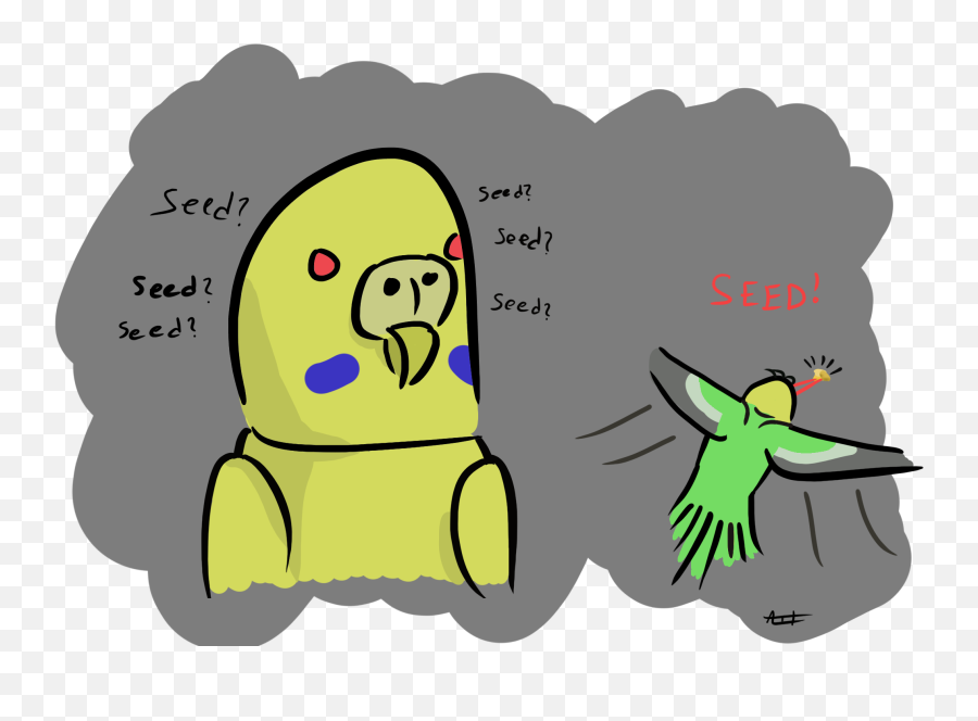 Is That A Seed Learning To Draw Day 3 Partyparrot - Cartoon Emoji,Slackemoji