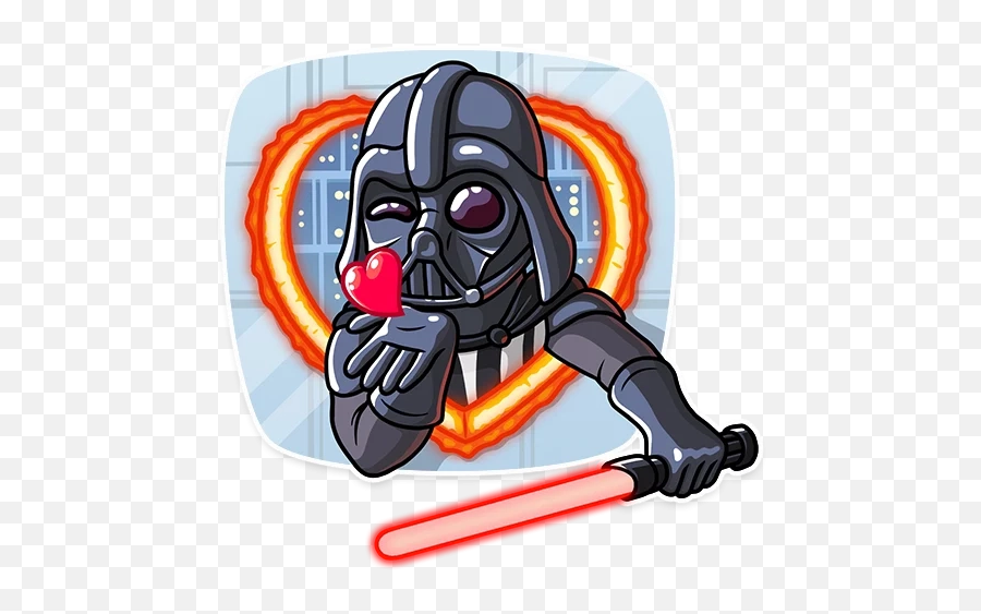 The Dark Side Stickers For Whatsapp - Sticker Darth Vader Png Emoji,Bane Emoji