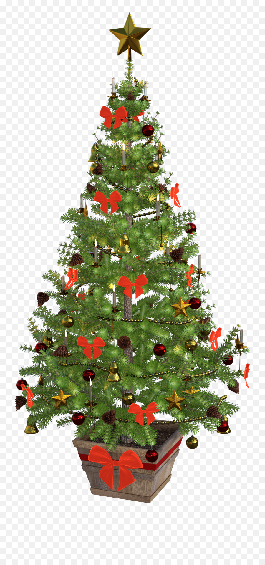 Christmas Tree 3d Model Image - Small Christmas Tree Png Emoji,Emoji Christmas Ornaments