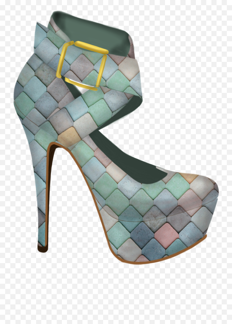 Tiles Shoes Highheels Heels - Basic Pump Emoji,Emoji High Heels