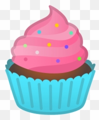 Cupcake Emoji Clipart - Cupcake Emoji,Bagel Emoji