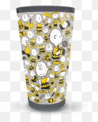 Everyday Charlie Latte Glass - Happy Emoji,Peanut Emoticon