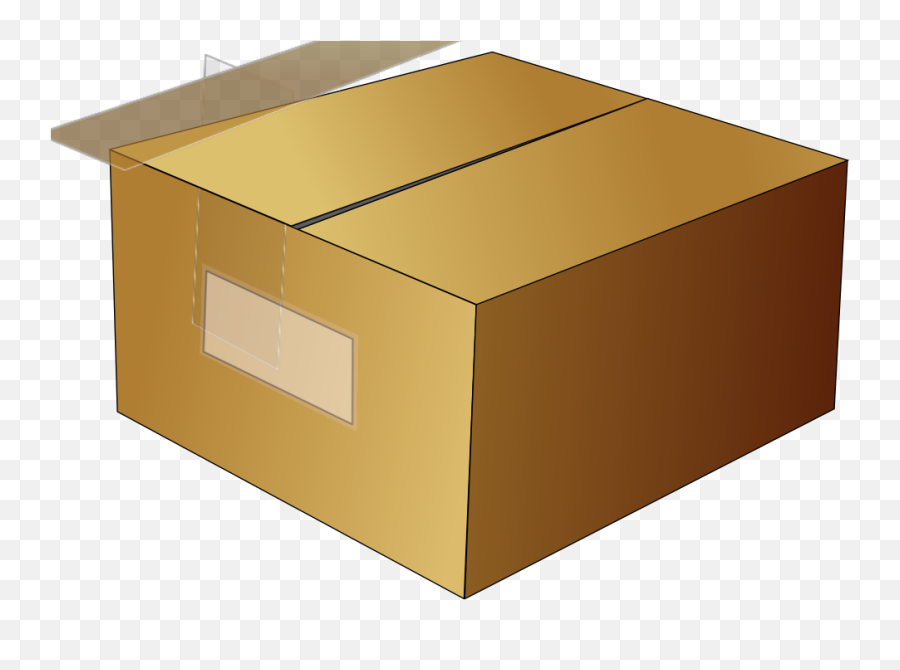 Closed Carton Box Png Svg Clip Art For - Cardboard Box Emoji,Cardboard Box Emoji