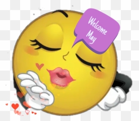 Emoji Heartbrush Callout Sticker Cutouttool - Smiley