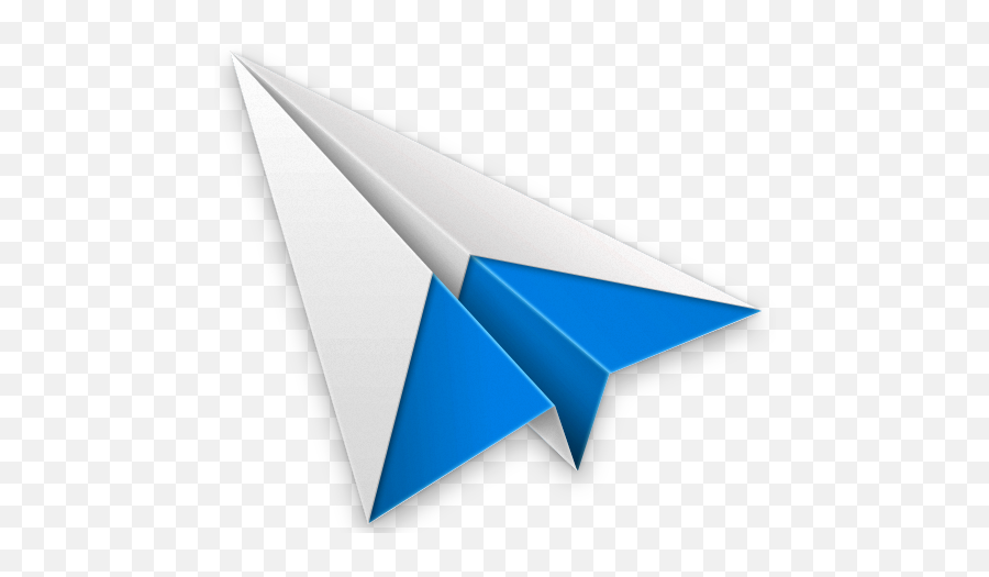 Paper Plane Png - Blue Paper Plane Logo Emoji,Plane And Paper Emoji