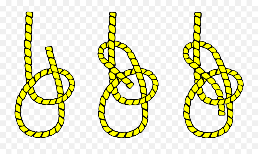 Sailing Diagram Knot Tying Bowline - Bowline Clip Art Emoji,Snake Boot Emoji