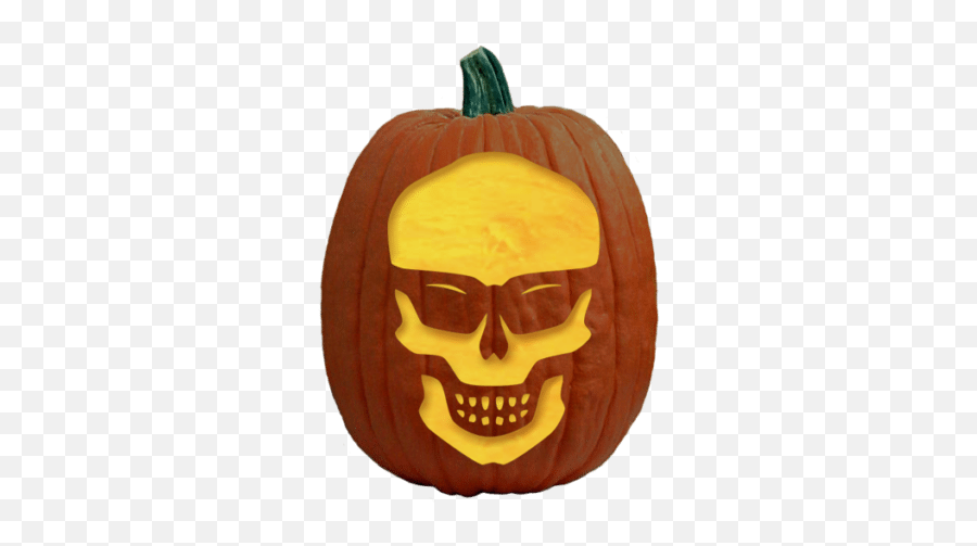 Pumpkin Carving Pattern - Skeleton Pumpkin Carving Ideas Emoji,Emoji Carved Pumpkin