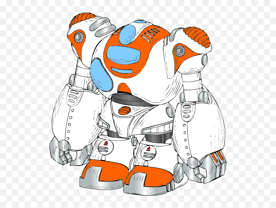 Robot Without Head - Robot Drawing With Colour Emoji,Star Wars Emojis For Android