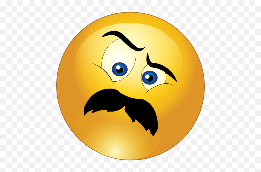 Annoyed Smiley Emoticon Clipart Royalty Free Public Domain - Smiley Moustache Emoji,Viking Emoji