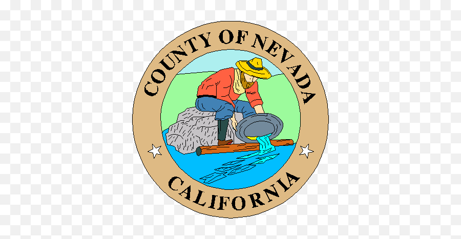 Seal Of Nevada County California - Nevada County Logo Emoji,California State Flag Emoji