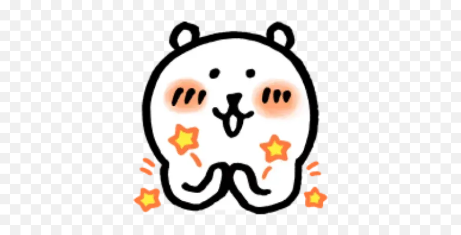 W Bear Emoji 2 Whatsapp Stickers,Link Emoji