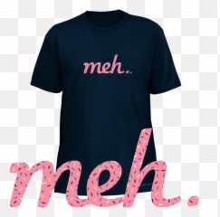 Meh Shirt With Frosting And Sprinkles - Active Emoji