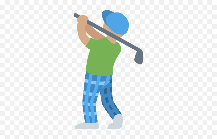 Man Golfing Emoji With Medium Skin Tone Meaning - Golfer Emoji,Bowling Emoji