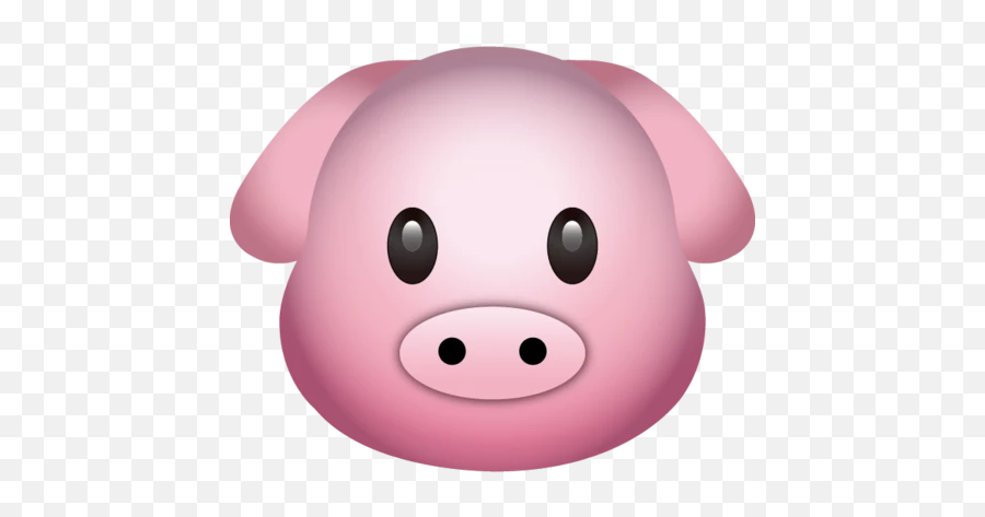 Pig Emoji - Pig Emoji Png,Pig Emoji