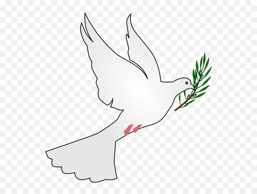 Peace Dove - Dove Carrying A Leaf Emoji,Dove Of Peace Emoji