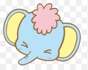 Mymelody Elephant Cute Emoji - Clip Art,Elephant Emoji