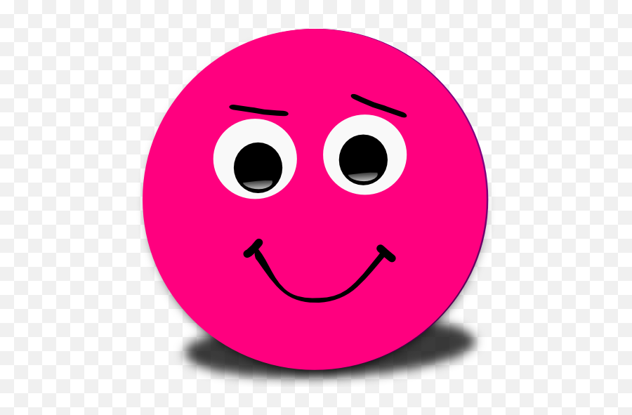 Happy Smiley Pink Emoticon Clipart I2clipart - Royalty Pink Sad Face Emoji,Emoticon Happy