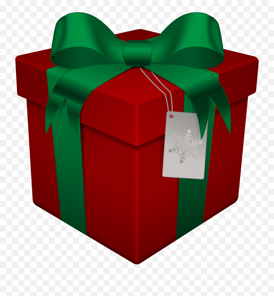 Red Transparent Background Christmas - Christmas Gift Box Png Emoji,Christmas Present Emoji