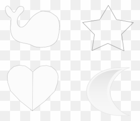Simple Geometric Shapes - Clip Art Emoji,California Emoji