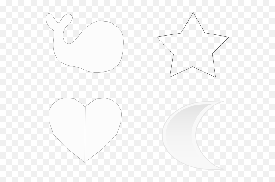 Simple Geometric Shapes - Clip Art Emoji,California Emoji