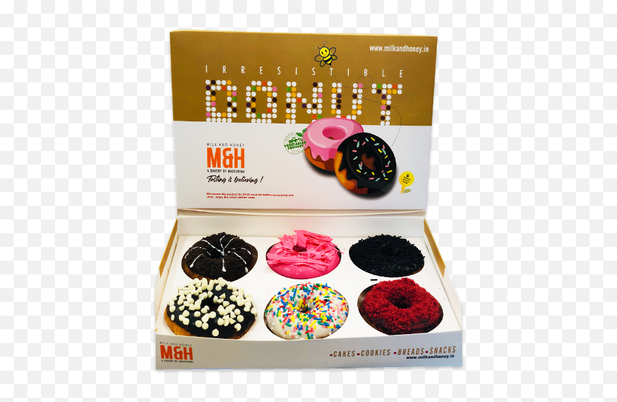 Assorted Donuts Pack Of 6 Pcs - Donuts Pack Emoji,Emoji Donuts