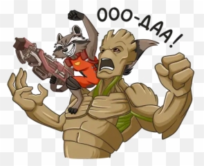 Groot WhatsApp - Cartoon Emoji