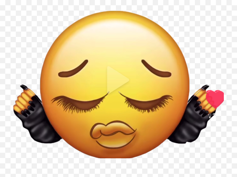 Edit - Emoji Meme With Lashes And Nails,Nail Emoji - free transparent