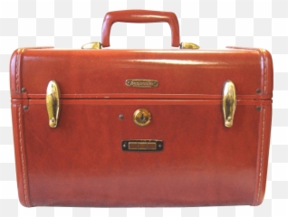 Vintage Samsonite Suitcase Clipart - Vintage Briefcase Transparent Background Emoji,Suitcase Emoji