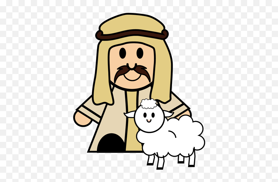 Clipart Sheep Shep Clipart Sheep Shep Transparent Free For - Shepherd Nativity Clipart Emoji,Ewe Emoji