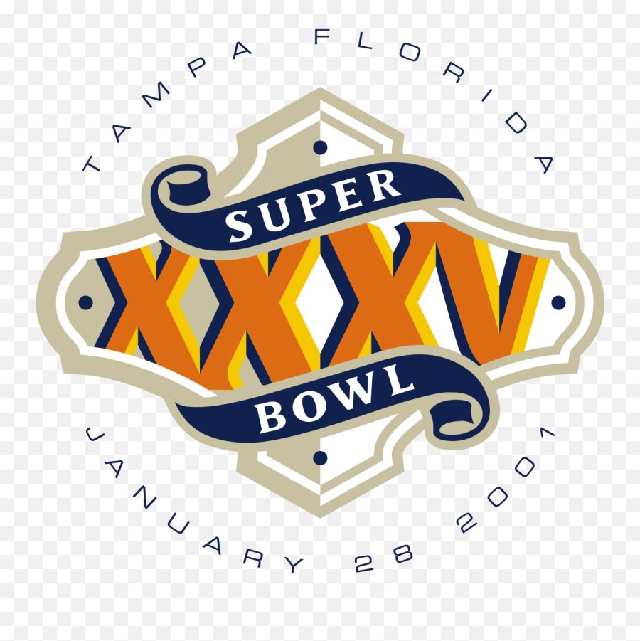 Super Bowl Xxxv Logo Hd Png Download - Super Bowl Xxxv Logo Emoji,Super Bowl Emoji