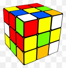 Png Image - Scrambled Cube Cartoon Emoji,Rubik's Cube Emoji