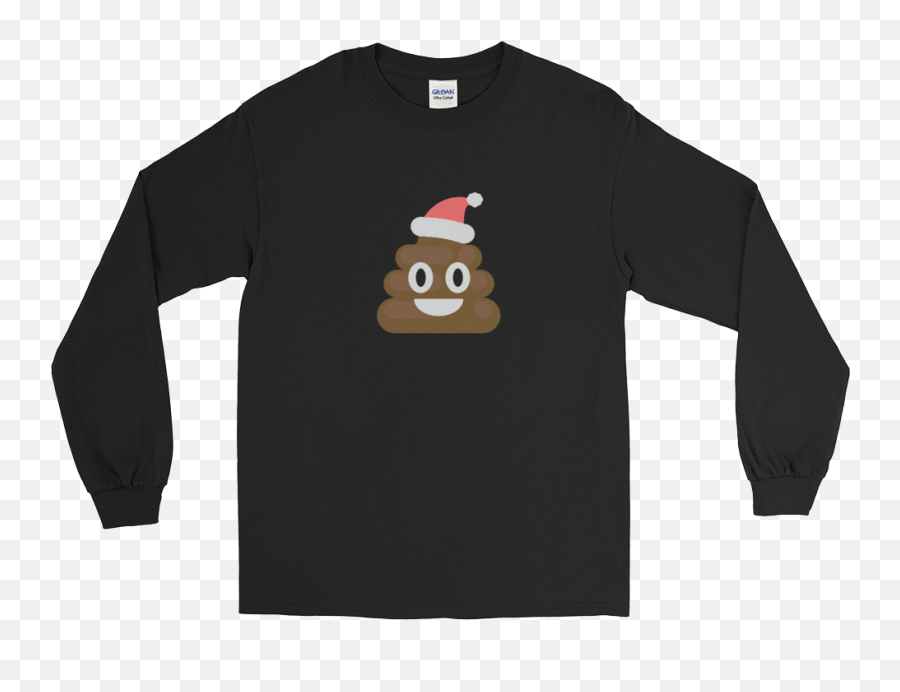 Santa Long Sleeve T - Turn That Shit Off Spaghetti Boys Emoji,Emoji Long Sleeve Shirt
