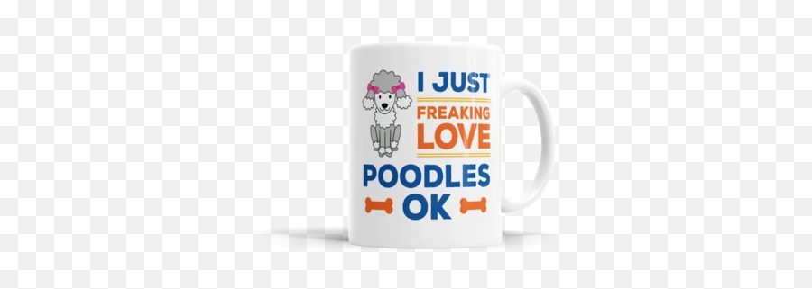 Products - Mug Emoji,Coffee Poodle Emoji